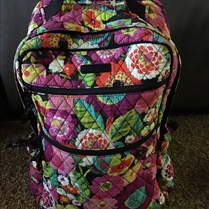 Vera Bradley tech backpack va va bloom print